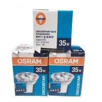 # สำหรับ OSRAM Decostar 35S ถ้วยหลอดไฟ12V35W MR11 GU4หลอดฮาโลเจน Deco ฝาครอบ Dichroic มาตรฐาน35มม. ถ