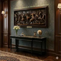 hiasan dinding dekorasi ruangan relief kuda lari