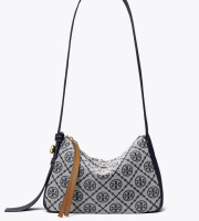 湯麗柏琦 - Tory Burch T MONOGRAM 小號 ROMY 單肩包 177911-405 深藍色 1pc