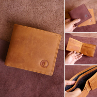 [ DE02 QI - CH ] DOMPET PRIA FULL KULIT SAPI ASLI BERKUALITAS 8 SLOT KARTU