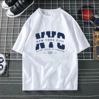 FREESTYLE APPAREL NYC New York City: Unisex cotton round-neck T-shirt with 220Gpoqcuyozpg