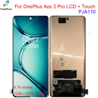 6.74'' Original AMOLED For OnePlus Ace 2 Pro LCD Display Touch Panel Screen Digitizer Assembly For OnePlus Ace 2Pro LCD PJA110