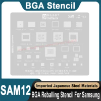 BGA Stencil For Samsung S20 Series G988U G988B SM8250 Exynos990 Snapdragon 865 CPU bga Stencil Replanting tin seed beads Stencil