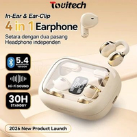 ACOME Headset Earbuds Earphone Bluetooth 5.4 LED Display 10ms Low Latency