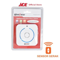 Terjangkau Ace - Krisview Bel Pintu Dengan Sensor Gerak - Putih