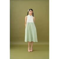 Jade Pompom Dress Edamame XL