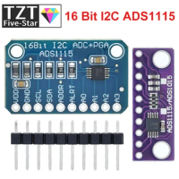 ADS1115 16 Bit I2C Module Precision ADC 4 Channel Development Board Pro Gain Amplifier 2.0V to 5.5V for Arduino RP