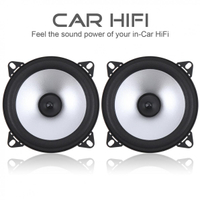2Pcs 4นิ้ว60W 2 Way Car Coaxial Speaker ประตูรถยนต์เครื่องเสียงรถยนต์สเตอริโอ Full Range ความถี่ Hifi Loud Speakers