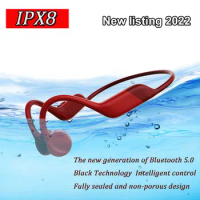 2022New 32GB RAM Bone Conduction Wireless Bluetooth Headset Waterproof MP3 IPX8 Diving Swimming MP3 Player
