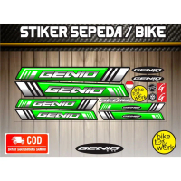 VARIASI LIS MOTIF STIKER BIKE STIKER GENIO STIKER SEPEDA VARIASI STRIPING MOTIF STIKER GENIO SEPEDA