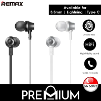 REMAX RM-610D Wired 3.5mm Plug Earphone Earpiece Headphone Earphones Headphones Earbuds Compatible w