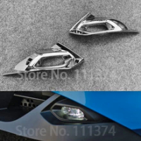 Chrome Front Fog Light Lamp Trim Cover for Nissan Note E13 2021 2022 Decoration Accessories