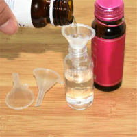 5/10Pcs Mini Transparent Plastic Funnel Hopper Perfume Emulsion Packing Tool Kitchen Gadgets