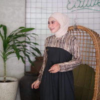 abaya aurel Gamis Muslim Wanita