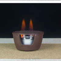 Portable mini Cast Iron Charcoal bbq grill table top BBQ Retro Mini Tea Oven Heating stove candle holder teapot base Aromatherap