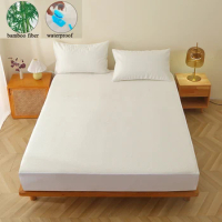 bamboo fiber Bed topper luxury king size bedspreads queen bed sheet Single bedding Waterproof pad Mattress covers for bed 150