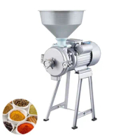 Factory Wet Dry Grain Grinder Machine Commercial Electric Ultra-Fine Rice, Corn, Wheat, Feed Grinding Mill