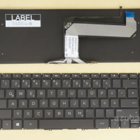 German DE Keyboard for HP Spectre 13-ak0000 13-ak1000 13t-ak000 13t-ak100 L38709-041 SN7170BL PK1325X1A10 SC-93100-XDA Backlit