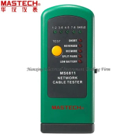 Mastech MS6811 Handheld Network Cable Tester Line Tracker UTP and STP wiring Test Meter