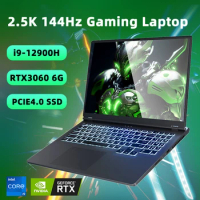 12th Gen NVIDIA- RTX Gaming Laptop Intel i9 12900H i7 12700H RTX 3060 6G 2.5K Windows 11 144Hz PC Computer WiFi6