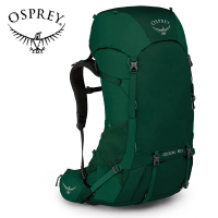 【Osprey】Rook 50 透氣網架式登山背包 男款 野鴨綠(健行背包 徙步旅行 登山後背包)