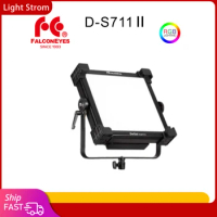 Falcon Eyes D-S711 II 100W RGB LED Studio Video Fotografia Light Support APP Control 20 Scene Modes 