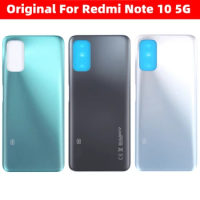 For Xiaomi Redmi Note 10 5G New Back Cover Housing Door Red Mi Note10 5G Rear Chassis Battery Case Lid Smartphone Parts