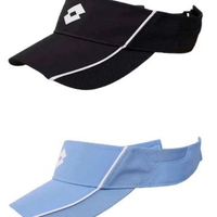 Topi Lotto Fanya Visor Unisex Cap. Black / Blue Blue