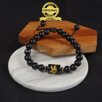 Gelang Dragon Kokka Kokkah Kaokkah Hitam Asli 100% Sertifikat Arab Pria Wanita