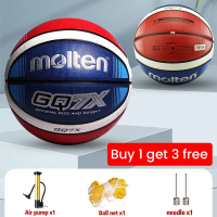 Pure Molten Basketball with Mesh  GG7X GQ7X Outdoor Training Ball 7 size [With pump]