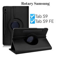 Sarung Rotary For Samsung Tab S9 FE Leather flip cover / case for samsung tab s9 / case for samsung