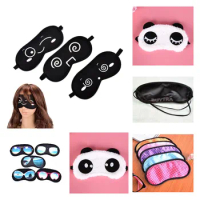 Cute New Face White Panda Eye mask Eyeshade Shading Sleep Cotton Goggles Eye mask sleep mask Eye Cover health Care HOT!