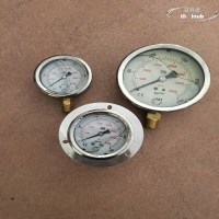 【限時免運】注塑機油壓表 耐震油壓表 臺灣IMT充油壓力表 液壓油表 背式 立式