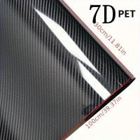 PET Carbon Fiber Car Wrap 7D Carbon Fiber Tint Film High Gloss Body Film Modified Carbon Fiber Film 