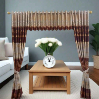 Gorden Pintu Tengah Ruang Tamu 1 Set Poni Mewah Jendela Tali Curtain Korden Blackout Polos Import Te