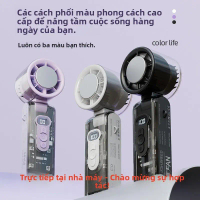 Quạt Cầm Tay Mini HABITEK X05 Có Sò Lạnh Tốc Độ Cao, Pin 3000mAH, 100 Mức Gió, Gió Mạnh, Màn Hình Kỹ