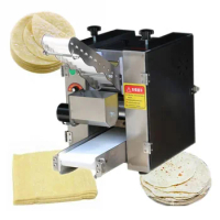 Automatic Commercial Flour Tortilla Roti Chapati Arabic Pita Bread Dumpling Samosa Empanada Disc Wrapper Dough Making Machine