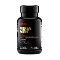GNC MEGA MEN 高效複合男士維生素及礦物質配方 (EXP 2027年） 120粒 男性綜合維他命