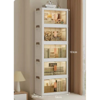 （54cm面寬【五層】）收納櫃 自由組合小書櫃 塑膠置物架