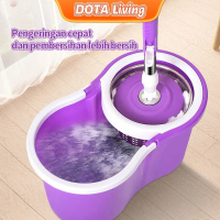 DOTA Living Set Alat Pel Lantai Super Mop Dengan Ember Pencuci Putar hand preassure rotary mop Magic