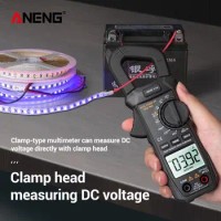 ANENG ST209 Clamp Meter Digital Multimeter 6000 Counts AC/DC Voltage Current Tester LCD Backlight Ammeter Voltmeter