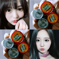 คอนแทคเลนส์ สีดำ/Black มีค่าสายตาปกติ (0.00)