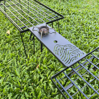 IGT เตาแก๊สบอร์ดอลูมิเนียมน้ำหนักเบา Semi-Unit Cooktop พับ Spider-ประเภท 0.5 หน่วยแอลกอฮอล์ Burner ห
