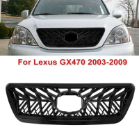 Front Bumper Grill Mask For Lexus GX470 2003 - 2009 Radiator Grille Racing Grills Net Cover Protector Car Exterior Accessories