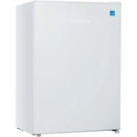 Frestec 4.5 CU' Small Refrigerator, Compact Refrigerator, Mini Fridge, Mini Fridge with Freezer, Door Swing, White (FR 450 WH)