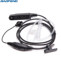Acoustic Tube Headset Mic for Baofeng UV 9R Pro UV-82WP UV-9R PLUS BF-9700 UV-XR Waterproof Walkie Talkie Two Way Radio