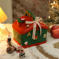 Christmas Apple Boxes Cute Igloo Candy Containers Cookie Jars Organizer for Home Office Desk Party Decor