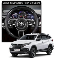 no brand Sarung Setir Mobil untuk New Rush GR Sport Cover Stir Mobil New Rush GR Sport Desain Sporty