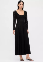 GAP Long Sleeves Drop Waist Maxi Dress
