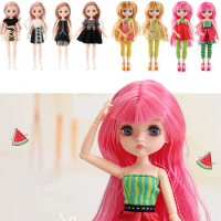 Cute 26cm Fashion Girls Dolls Children Toys Delicate Princess Dolls Playhouse Doll Toys Girls Toys Gift Bjd Doll
